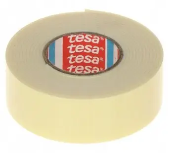 Shirit ngjitës dypalësh Tesa Mounting-Pro Universal, 1.5m, 19mm, i bardhë