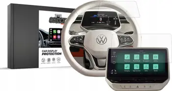 Folie mbrojtëse ekrani 2in1 Anti-Fingerprint për Volkswagen ID. Buzz 12", mat, transparente