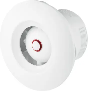 Ventilator tavanor AWENTA Orbit WXO150T, diametër 150mm, 20W me timer, i bardhë