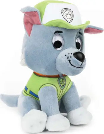 Lodër pellushi Spin Master Paw Patrol Rocky, 15 cm, jeshile gri