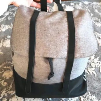 Çantë shpine Calvin Klein Fabric Backpack, 28 x 33 x 11 cm, për laptop, zi gri