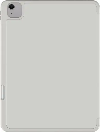 Mbrojtëse folio JCPal DuraPro për iPad Air 13" M2 2024 M3 2025, me mbajtëse për Pencil, gri e çelët
