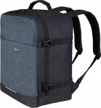 Çantë shpine cabin Tracer Squard 1, 15.6", 40x30x10–20cm, e zezë