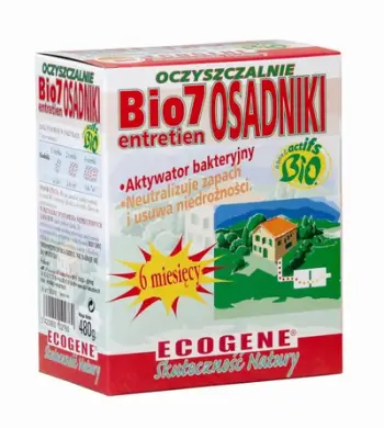Preparat biologjik për septikë Bio7 Entretien, 480 g, 6 qese mujore
