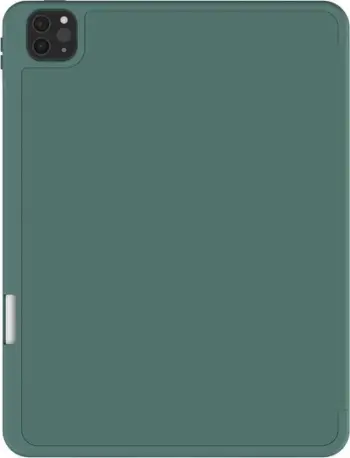 Mbrojtëse folio JCPal DuraPro për iPad Pro 13" M4 M5, me mbajtëse Apple Pencil, jeshile e errët