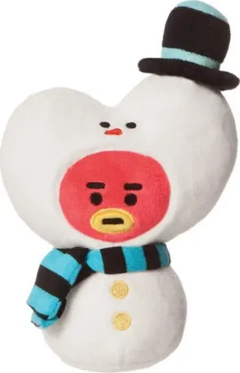 Lodër pelushi BT21 TATA Winter, material i butë, shumëngjyrëshe