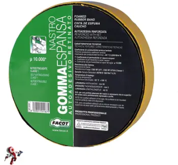 Shirit ngjitës izolues Facot GOESP, 50mm x 10m, trashësi 3mm, gri