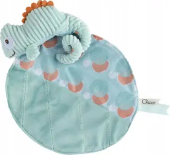 Lodër pelushi Chicco Soft Toy DouDou Chameleon, për bebe, pastel