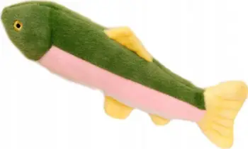 Lodër pelushi Leantoys Plush Fish With Squeaker, maskotë peshk 30cm, shumëngjyrësh