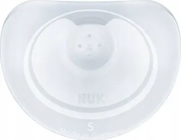 Mbrojtëse gjiri NUK Nipple Shields, madhësia S, transparente - 1