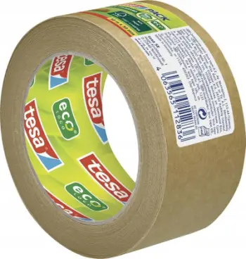 Shirit ngjitës paketimi Tesa 58291 STANDARD EcoLogo, 50m, 50mm, kafe