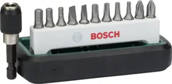 Set bitash Bosch Compact, 12 copë, me mbajtës magnetik