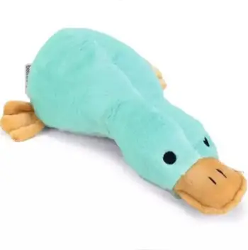 Lodër pelushi për qen Beeztees Duck Peppin, 36x23x9 cm, me zë, blu