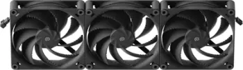 Ventilatorë PC HAVN H14, 140mm, paketë treshe, të zinj