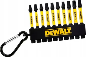 Set bitash DeWalt Extreme Flextorq DT7275, 10 copë, rezistent ndaj goditjeve