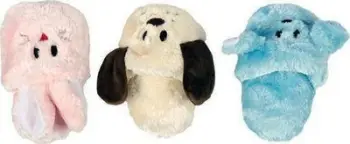 Lodër pelushi për qen Duvo Plus Slippers, 20cm, shumëngjyrëshe