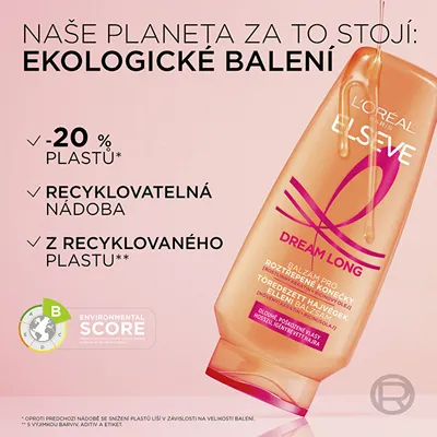 Balsam për flokë L'Oréal Paris Elseve Dream Long Split End kLO1256, 300 ml - 8