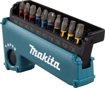 Set bitash impact Makita, 1/4", 11 copa, shumëngjyrësh