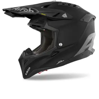 Kaskë motocross Airoh Aviator 3 Carbon, madhësia XL, mat e zezë gri