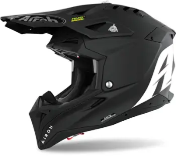 Kaskë motocross Airoh Aviator 3 Color, fibra karboni, AMS2 Plus, matt e zezë, L