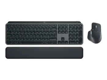 Set Tastierë dhe Maus Logitech MX Keys S - Wireless, i zi/gri