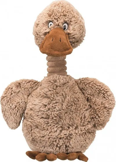 Lodër pelushi për qen Trixie Duck, 38 cm, gri - 1