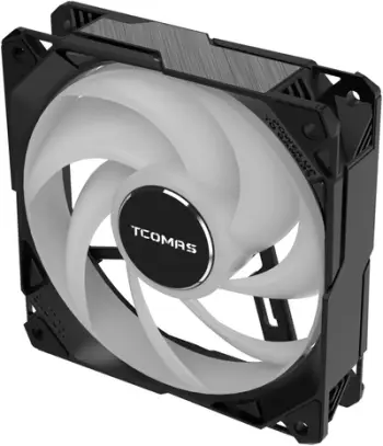 Ventilatorë PC Tcomas FA200, 120mm, set 3 copë, ARGB, të zinj