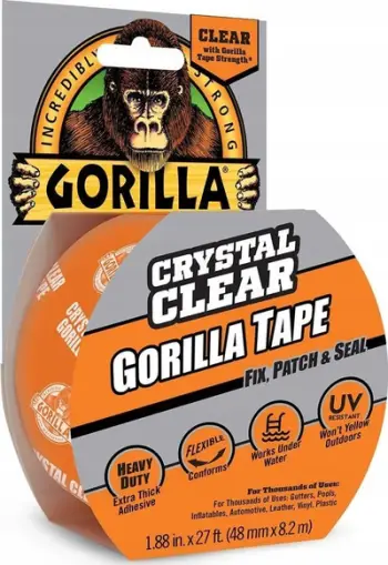 Shirit ngjitës riparues Gorilla Tape Repair Clear, 48mm, 8.2m, transparent