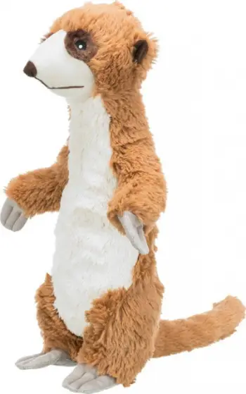 Lodër pelushi për qen Trixie Meerkat, 40 cm, me tingull, kafe