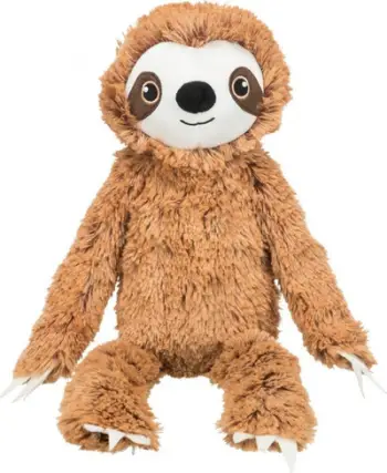 Lodër pelushi për qen Trixie Sloth, 56 cm, poliester, gri