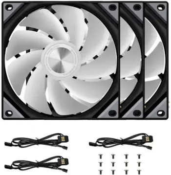 Set ventilatorësh PC TRYX ROTA SL 120, 3x120mm, ARGB, të zinj