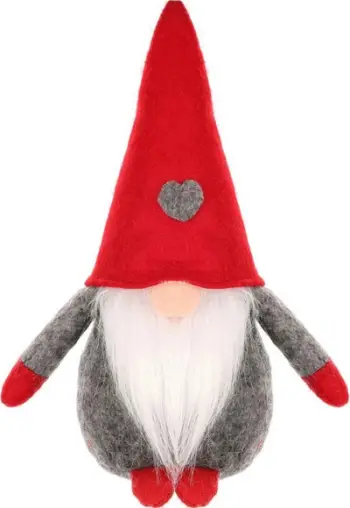 Lodër pelushi Saskia Garden Gnome 1044613, 20 cm, shumëngjyrëshe