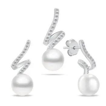 Set bizhuterish pēr femra Brilio Silver