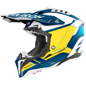Kaskë motokrosi Airoh Aviator 3 Saber, offroad, matte blue