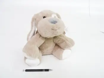 Lodër pelushi Tulilo Dog Bruno, 30cm, bezhë