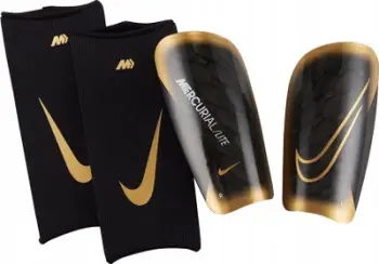 Mbrojtëse kërciri Nike Mercurial Lite DN3611-013, SuperLock, Dri-FIT, të zeza
