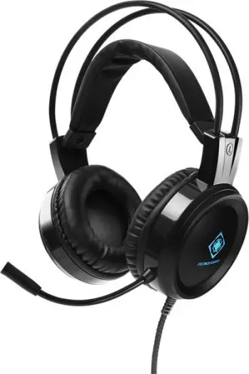 Kufje gaming Deltaco GAM-105, me kabllo, 2m, 20-20000 Hz, të zeza