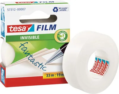 Shirit ngjitës Tesa tesafilm Invisible, 33m, 19mm, transparent - 1