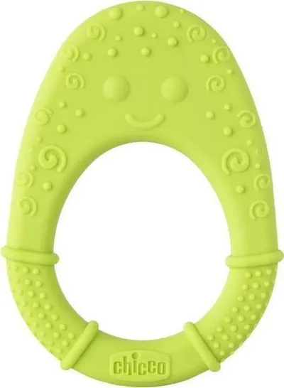 Lodër për dhëmbëzime Chicco Soft Avocado, silikon, 2M+, jeshile - 1