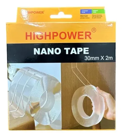 Shirit ngjitës transparent Nano (30mm x 2m). UNIMIKS - 1