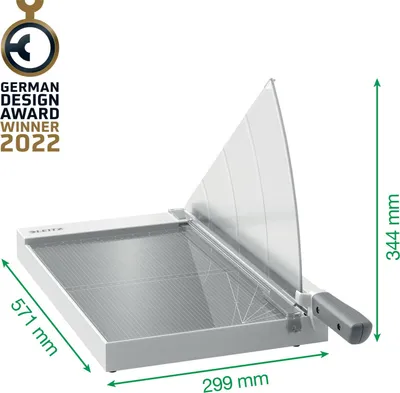 Prerëse letrash Leitz Precision Office A4+, 15 fletë, gri - 2