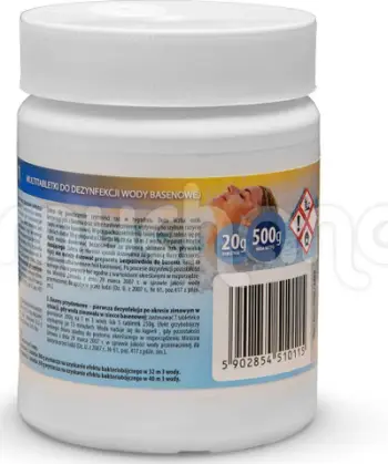 Tableta multifunksionale për pishinë Intex, 25 x 20g, 0.5kg