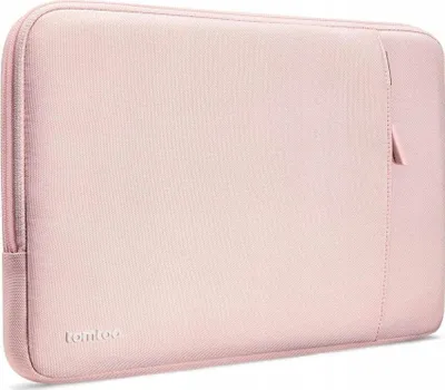 Mbështjellëse laptopi Tomtoc, 14", xhep frontal, rozë - 1