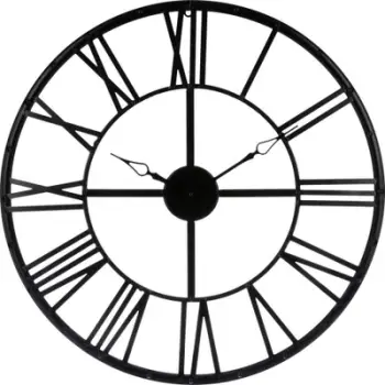 Orë muri Atmosphera Black Vintage, metal, 70cm, e zezë