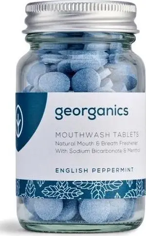 Tableta për shpërlarje goje Georganics, 180 tableta