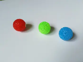 Lodër për mace Crystal Ball Ball, top plastik me zile, 3.8 cm, shumëngjyrëshe