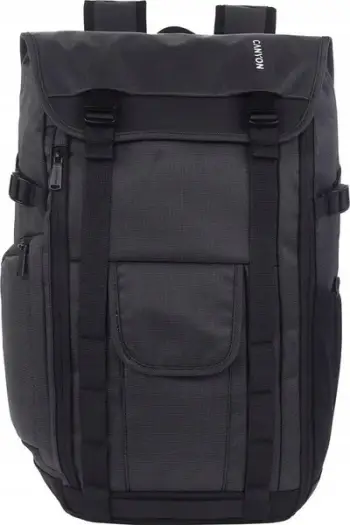 Çantë shpine për laptop Canyon CNS-BPA5B1, 15.6", material i papërshkueshëm nga uji, e zezë
