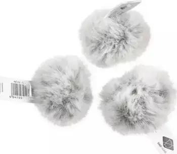 Lodër për mace D&amp;D Cat Toy Fur Ball Pompon, 4cm, me gëzof