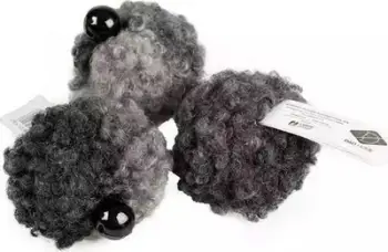 Lodër për mace D&amp;D Wool Ball Bell, top leshi 4 cm, me zile