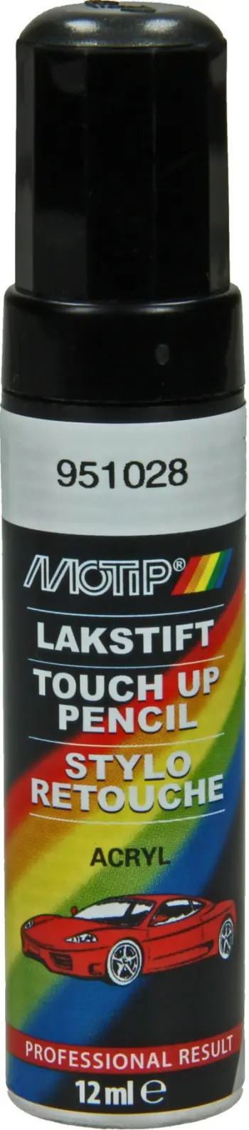 Set bojë makinash Motip 951028, bojë korrigjuese 12ml, primer 1K për zink 400ml, gri metalike